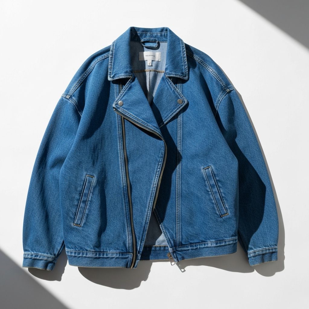 Chaqueta Denim Hombre Oversized